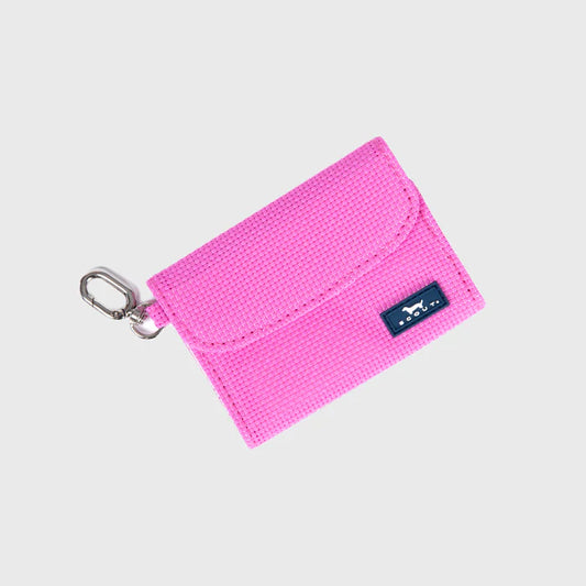 Street Cred Card Holder in Red Violet Woven