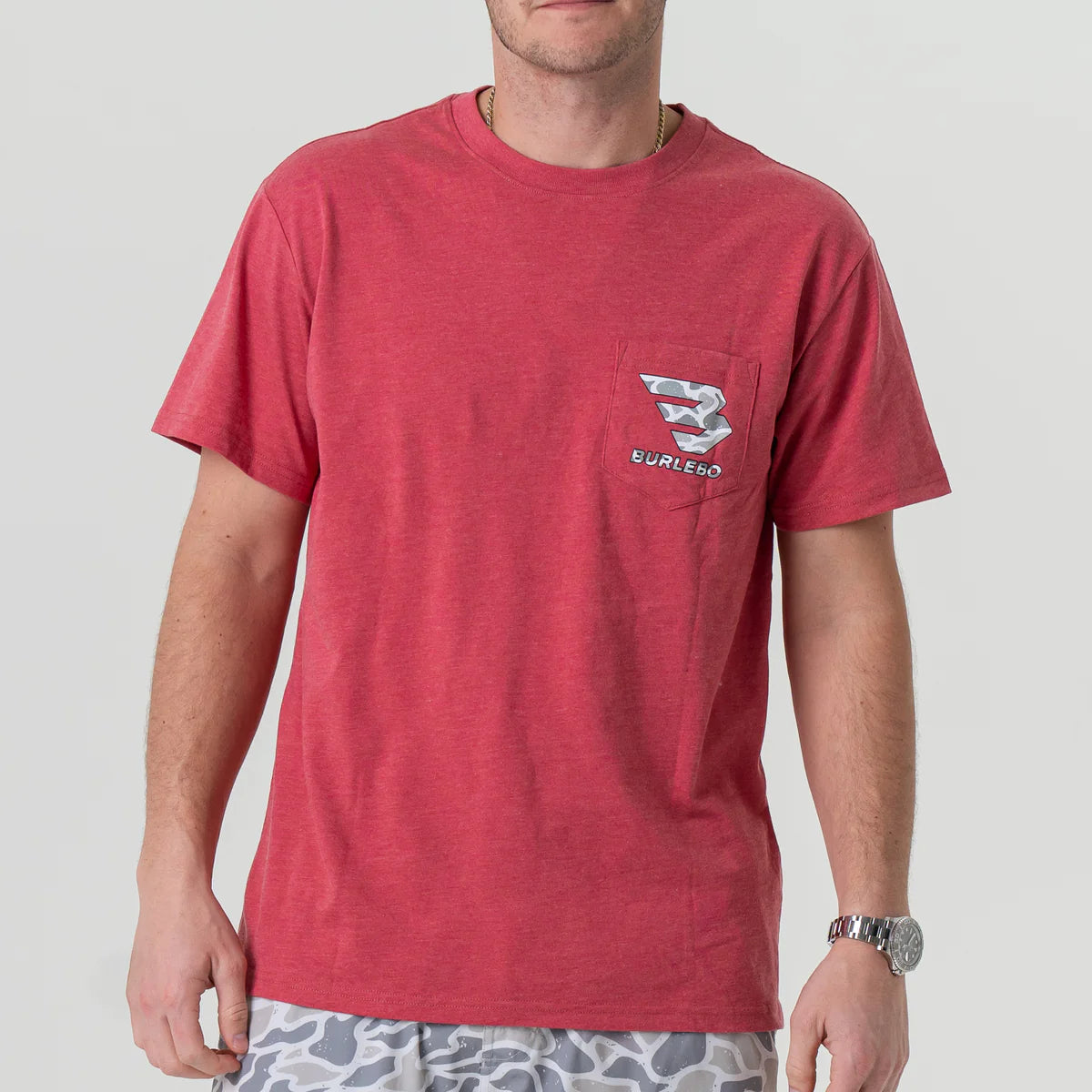 Flying B White Camo Logo Tee