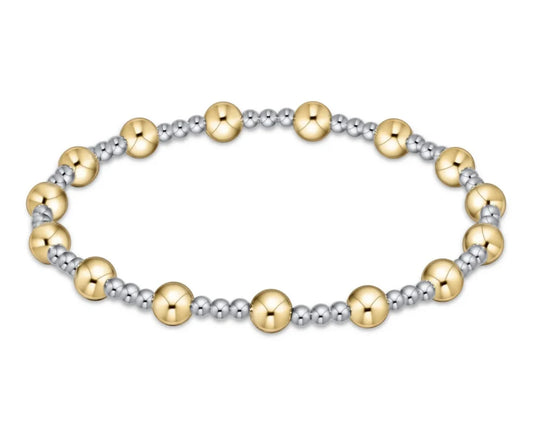 Classic Sincerity Pattern 5mm Bead Bracelet - Extends