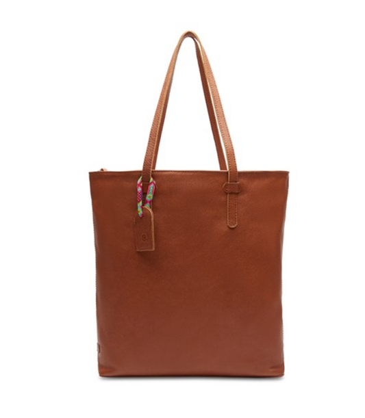 Market Tote in Brandy