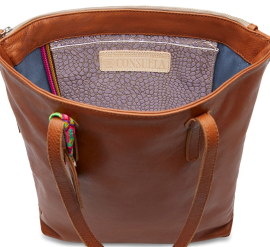Market Tote in Brandy