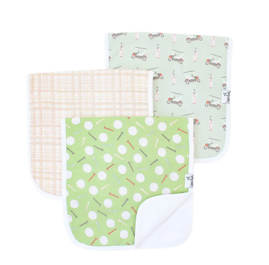 Bogey Burp Cloth Set (3-Pack)