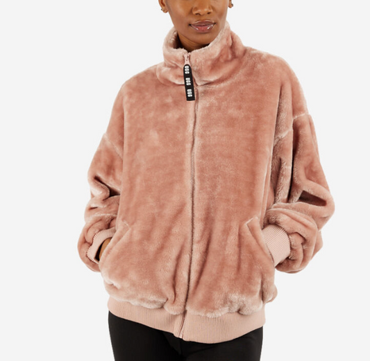 Laken Jacket in Clay Pink