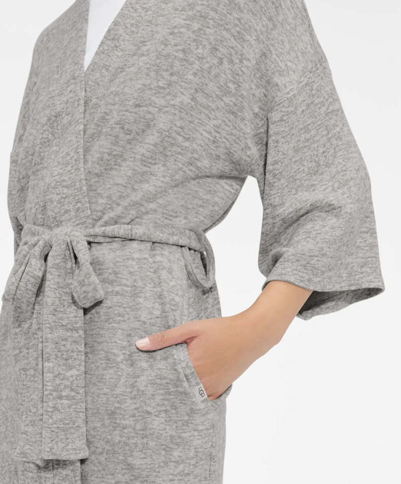 Monrose Robe in Grey Heather