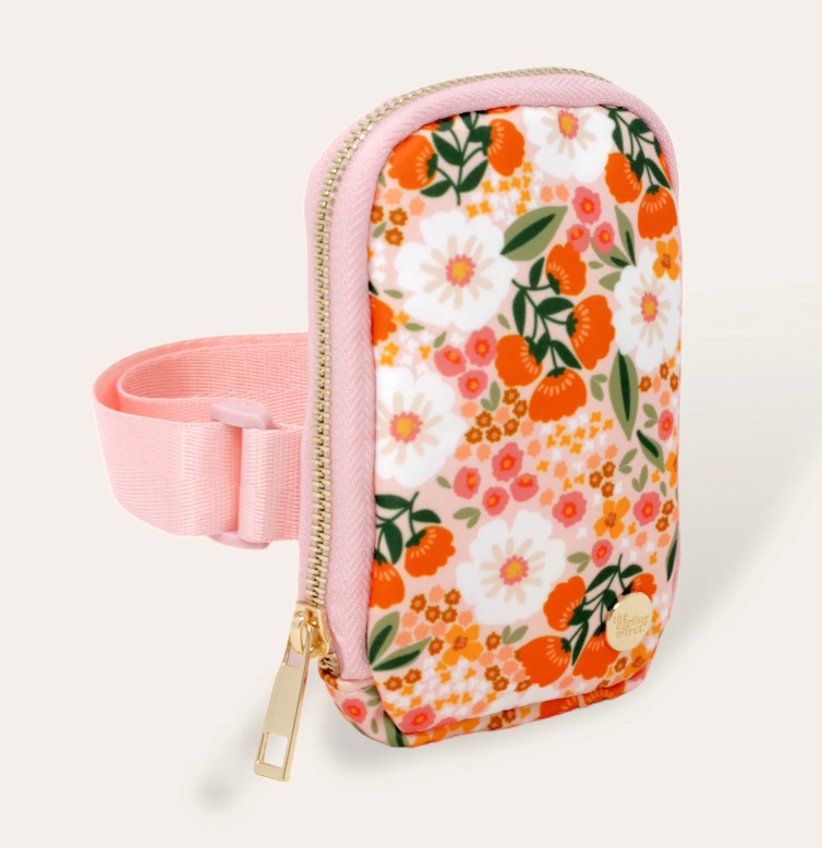 Tumbler Fanny Pack in Sweet Meadow Orange & Tan