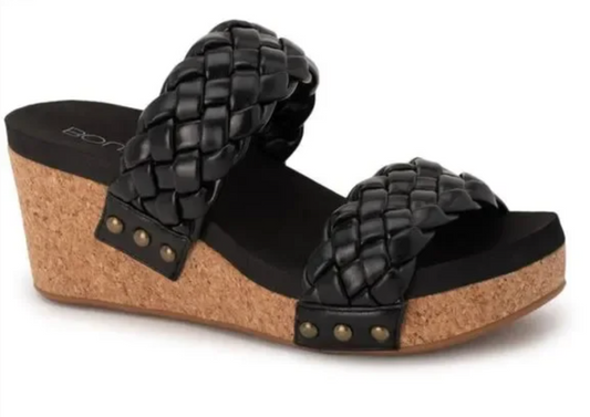 Black Delightful Wedges