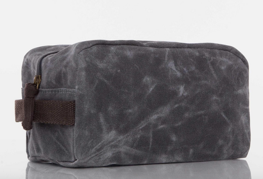 Waxed Travel Kit in Slate