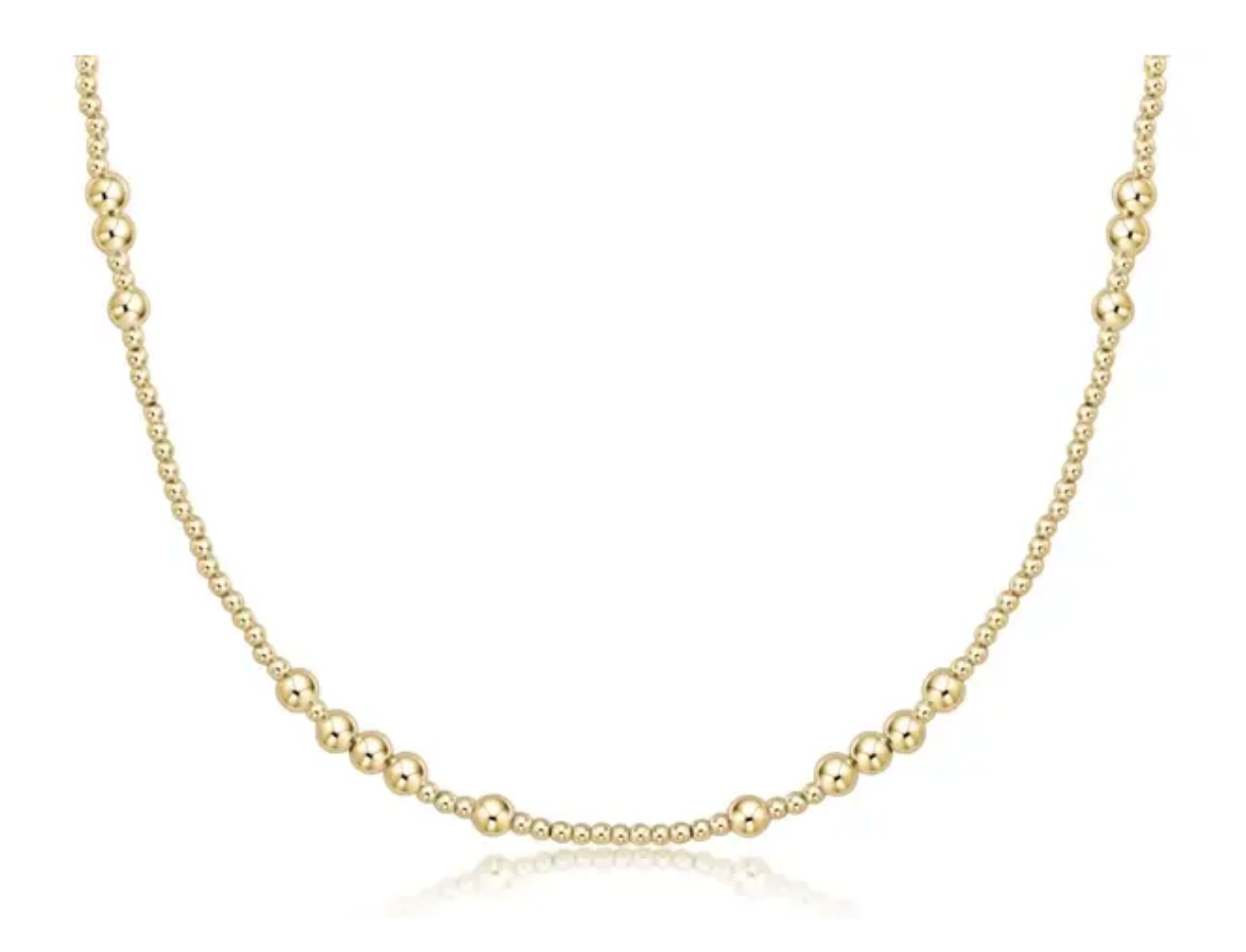 17" CHOKER HOPE UNWRITTEN - 4MM GOLD