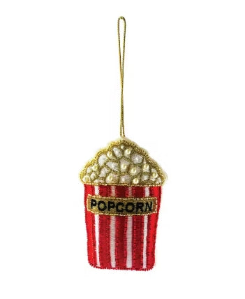 Cotton Popcorn Ornament