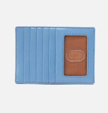 Slide Card Case in Faded Denim