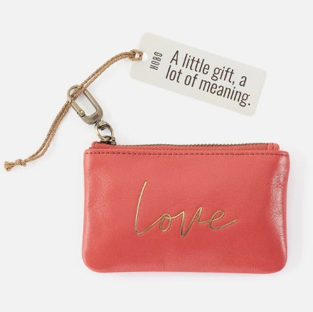 Sentiment Pouch in Pink Mirage Love