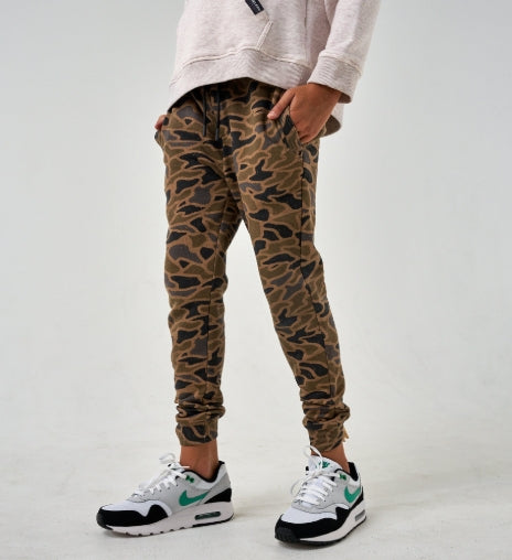YOUTH FLEECE JOGGER GAUGE CAMO