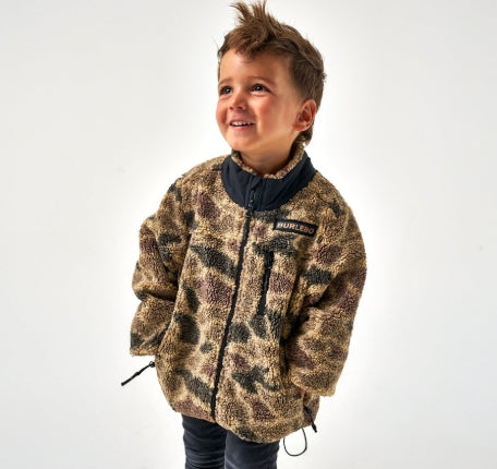 TODDLER SHERPA JACKET FULL ZIP ROCKY MOUNTAIN CAMO