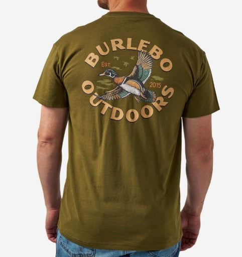 SHORT SLEEVE TEE - WOOD DUCK - HUNTER GREEN