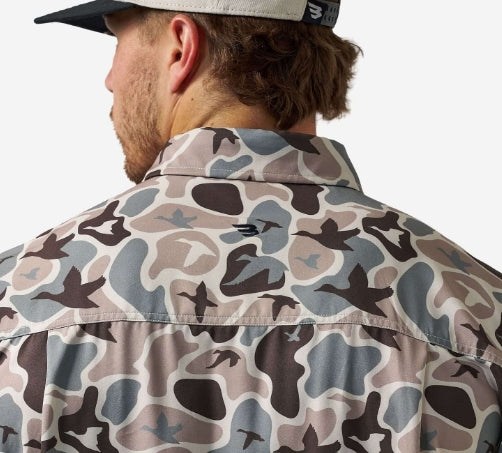 PERFORMANCE BUTTON UP - MALLARD MAYHEM CAMO