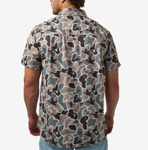 PERFORMANCE BUTTON UP - MALLARD MAYHEM CAMO