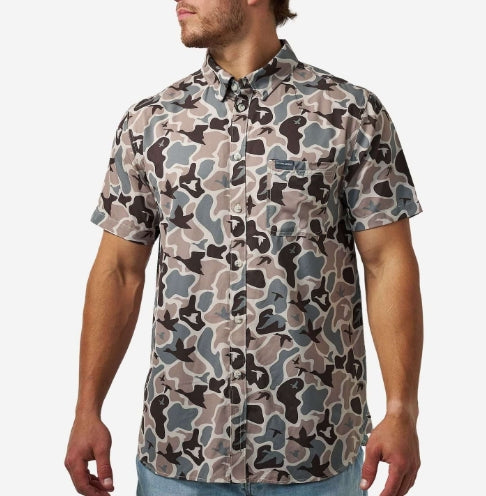 PERFORMANCE BUTTON UP - MALLARD MAYHEM CAMO