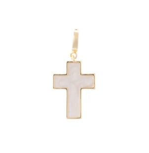 Charm Luxe Cross Cream Enamel