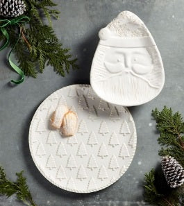 White Christmas Nested Platter Set