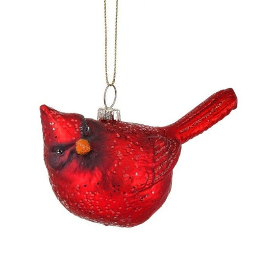 4" Red Cardinal Ornament