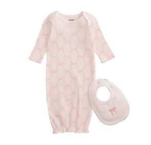 Bow Gown & Bib Set