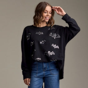 Bat Sparkle Sweatshirt