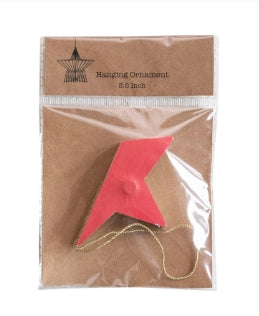 3-1/2"H Paper Folding Honeycomb Star Ornament