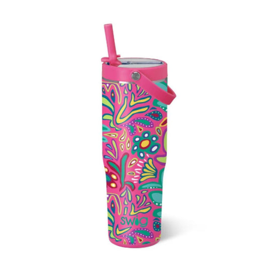 30oz To-Go Tumbler Flora Rosa Leakproof