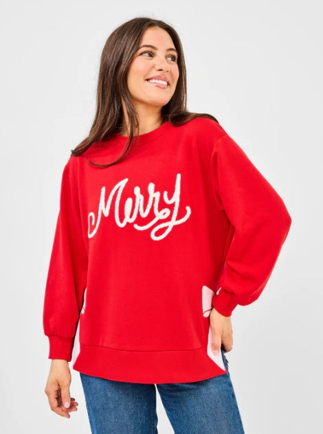 Lakelyn Merry Bow Sweatshirt
