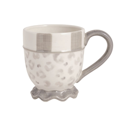 Grey Leopard Mug
