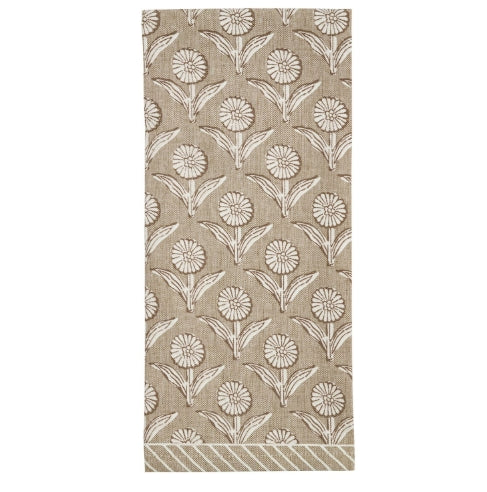 Taupe Printed Towel