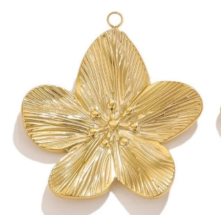 Gold Flower Pendant