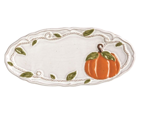 Single Pumpkin Plate
