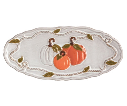 Triple Pumpkin Plate