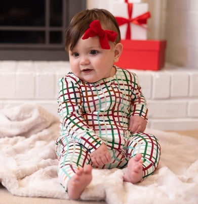 Annie Family Plaid Christmas Pajamas - Baby Zipper PJ's