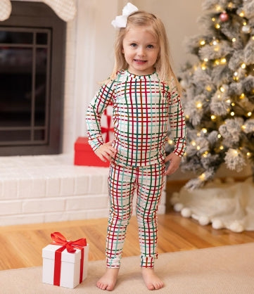 Annie Family Plaid Christmas Pajamas - Toddler Set