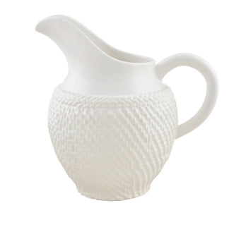 Woven Stoneware Pitcher
