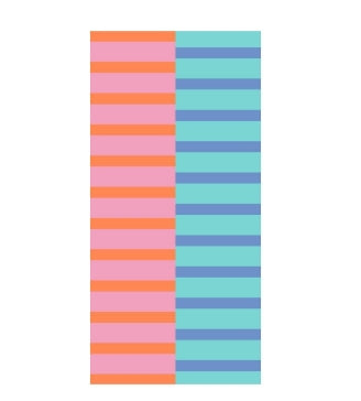 Beach Towel Pink & Teal