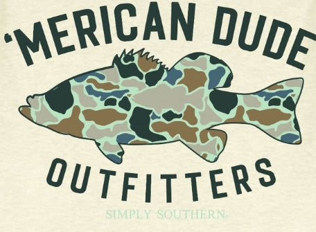 Fish Camo Short Sleeve Tee