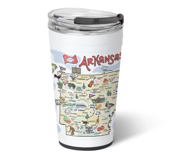 Arkansas Party Cup (24oz)
