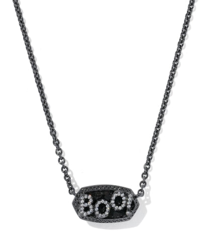 ELISA BOO SHORT PENDANT NECKLACE