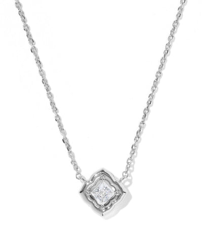 MALLORY CRYSTAL SHORT PENDANT NECKLACE
