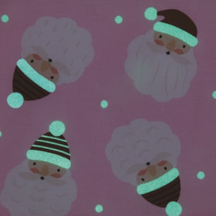 Pink Santa Glow PJ Set