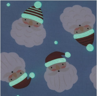 Blue Santa Glow PJ Set