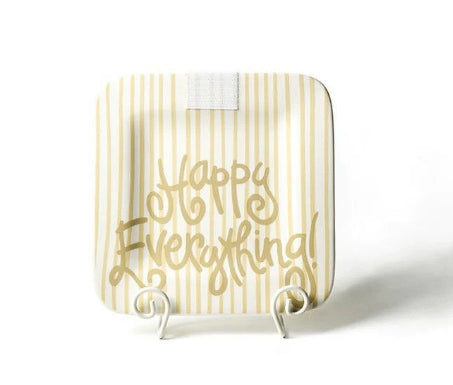 Neutral Skinny Stripe Happy Everything Mini Platter