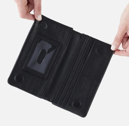 Lumen Continental Wallet Black