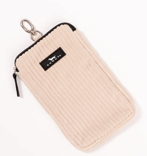 Call Me Maybe Phone Pouch Putty Corduroy