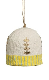 2.5" Handmade Paper Mache Ornament