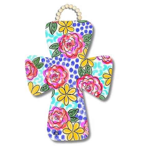 Blue Lines Cross Door Hanger