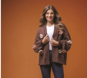 Dianne Icon Cardigan Brown